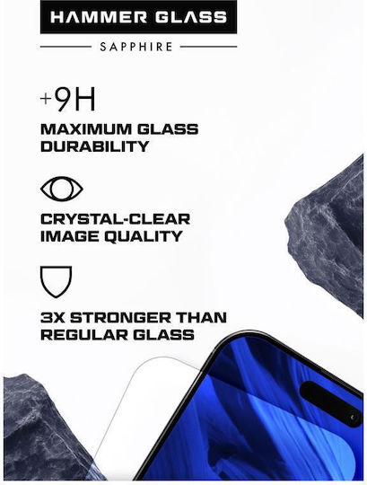 Tempered Glass Hammer Glass Apple Iphone 17 Pro Max Sapphire 1 Τεμ