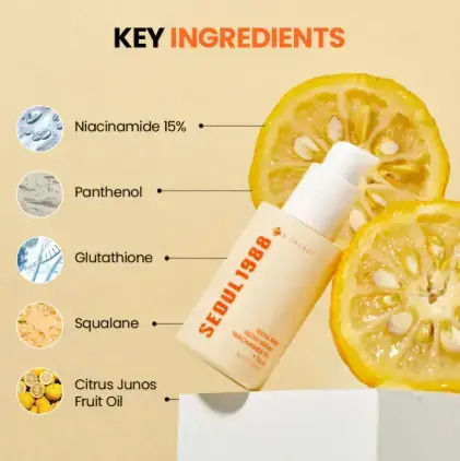 K-Secret Seoul 1988 Face Serum with Niacinamide & Panthenol for Brightening 30ml
