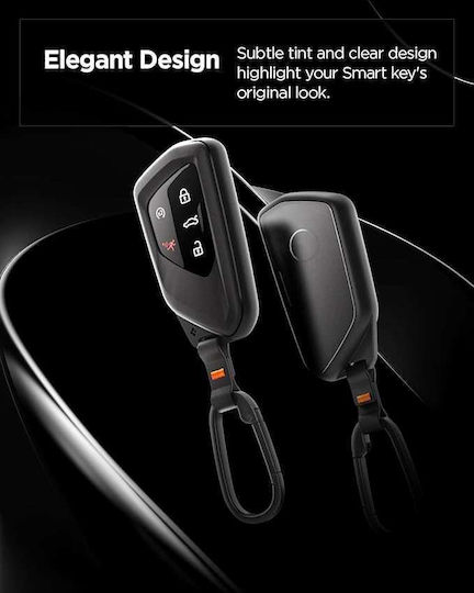 Θήκη Spigen Sgp Vk100 Volkswagen Κλειδί Vw Skoda Carabiner Κ Κορδόνι Συμβατό Vw Smart Key Remote Control Cover Μαυρο Acs10426