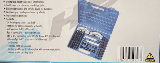 HST Tools Σετ Εξωλκείς για Ρουλεμάν