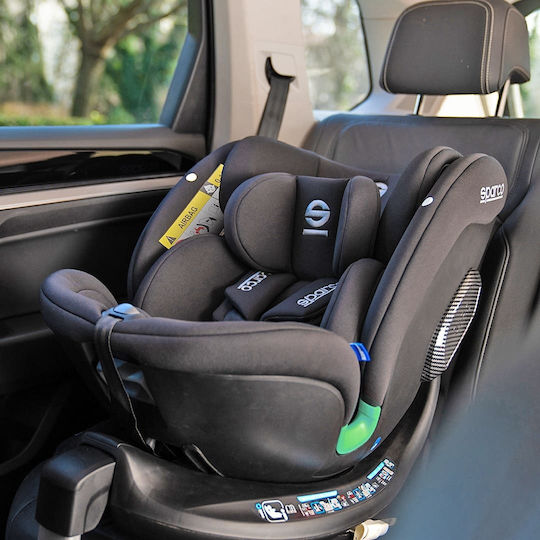 Sparco Rapid Baby Car Seat i-Size with Isofix Black 0-36 kg
