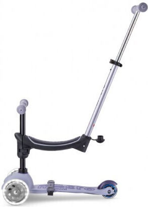 Micro Kids Scooters Deluxe Rock And Go 3-Wheel with Seat for 12m Lavender Mist