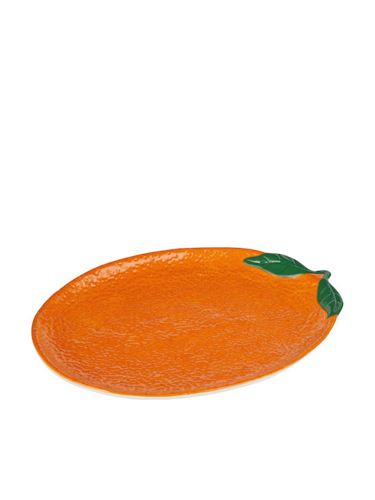 Butlers Orange Plate Soup Ceramic Orange