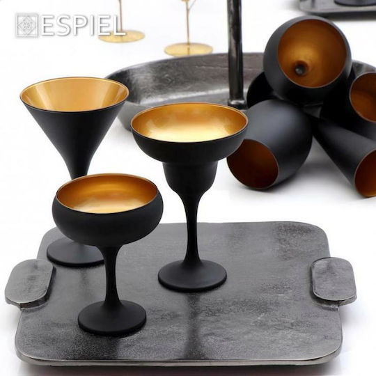 Espiel Martini Σετ Ποτήρια Κοκτέιλ/Ποτού από Γυαλί 250ml 6τμχ