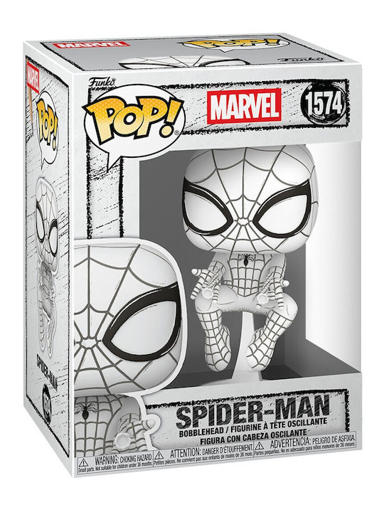 Funko Pop! Marvel: Spider-Man (Sketched) Bobble-Head Special Edition