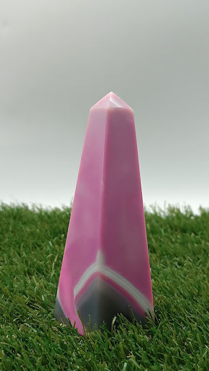 Obelisc Roz Agat – 196gr