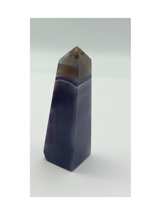 Violetter Achat Obelisk – 234 Gramm