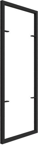 System Plasio Rafierras Finetto Schwarz Matt 960mm