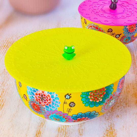 Pylones Food Cover Plate/Bowl Bienauchaud Bienaufroid XXL Frog