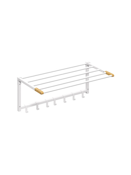 HomCom cu șuruburi ​60x32.5cm Alb