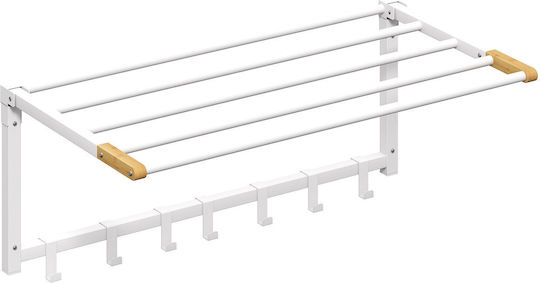 HomCom με Βίδες ​60x32.5cm Λευκό