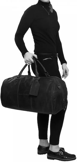The Chesterfield Brand William C20.000400 Sack Voyage 43lt Black made of Leather W27cm