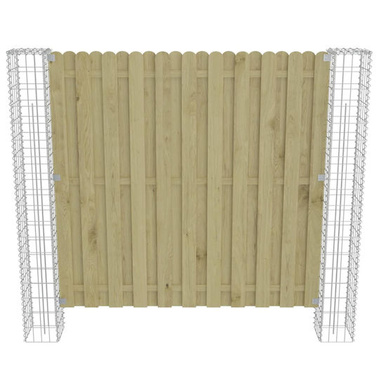 vidaXL Stâlp de gard de Grădină din Metal 20x20x190buc 2buc Silver