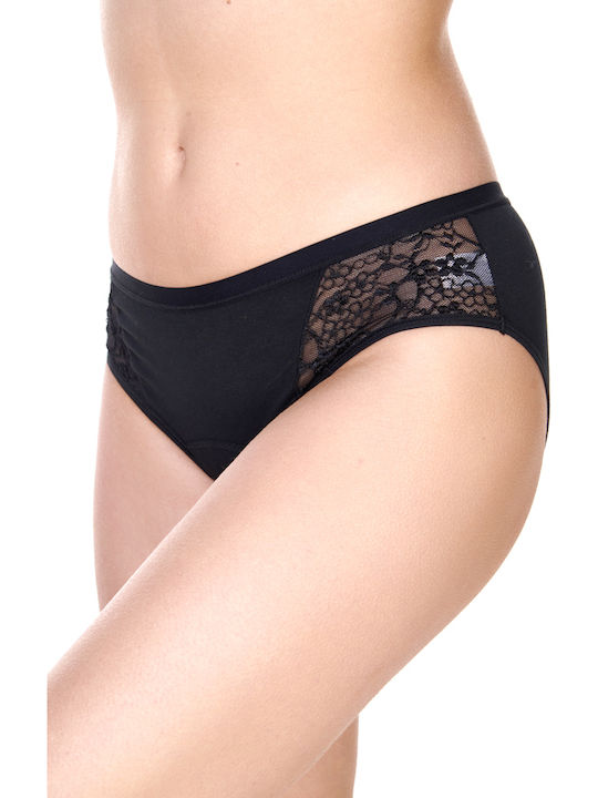 Femeie Slip cu Dantelă Black