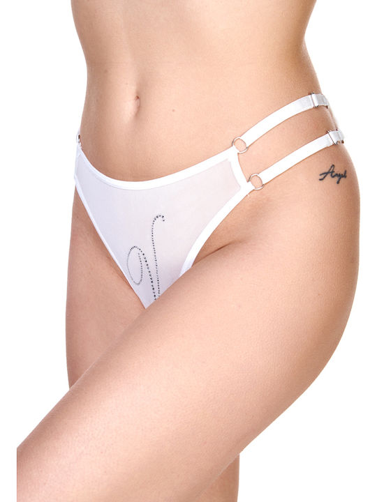 Damen Zeichenfolge 2Pack White