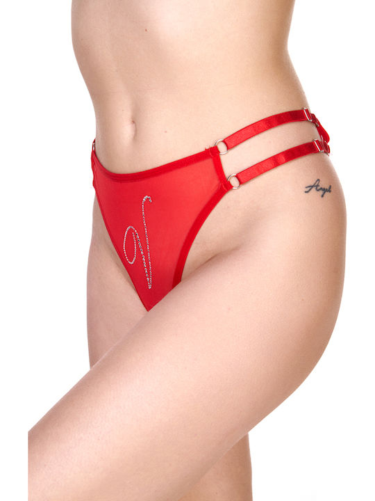 Damen Zeichenfolge 2Pack Red