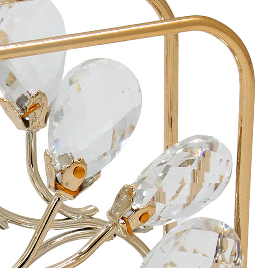 Keskor Metallic Napkin Holder Gold 13x6x10.5cm 43185
