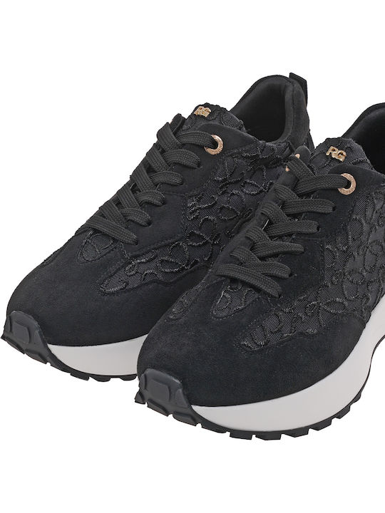 Sneakers Black Suede