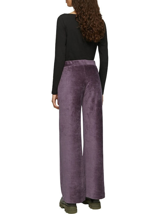 Damen Stoff Hose Purple