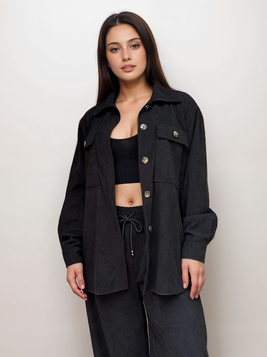 Women's Black Set with Pants with Elastic