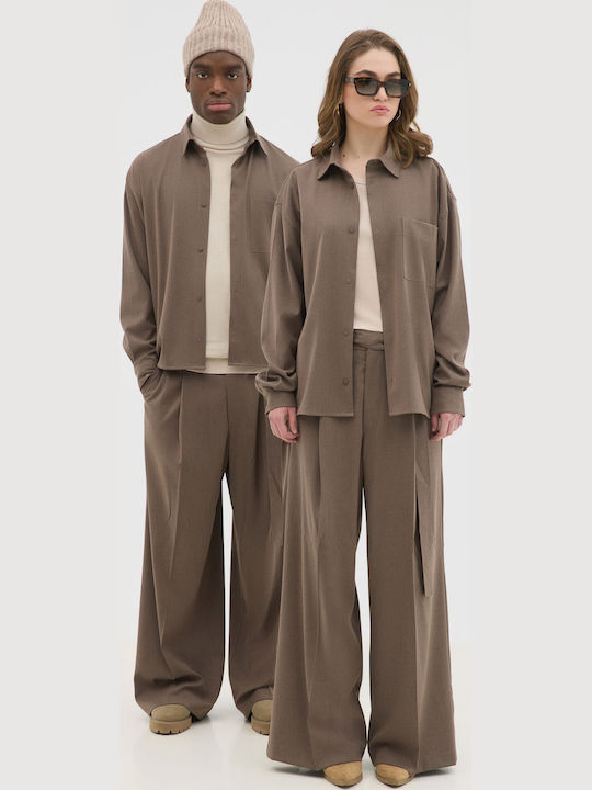 Long-sleeved Shirt Brown