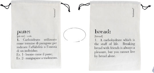 Villa D'Este Bread Box Fabric Black 30cm