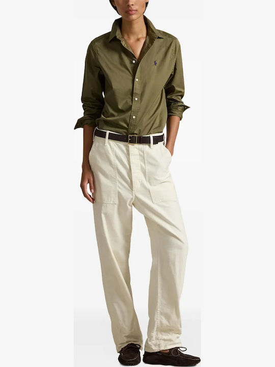 Shirt Women's Long Sleeve Shirt Green