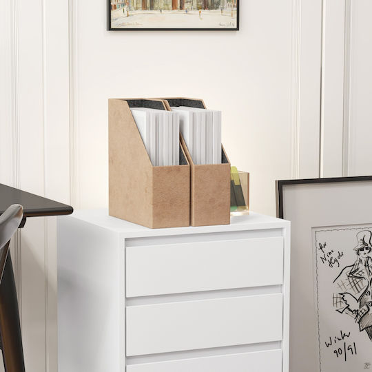 Συρταριέρα Γραφείου από MDF Λευκό 46x40x65cm