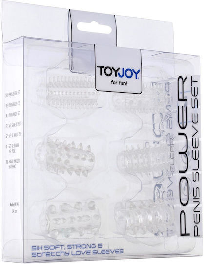 ToyJoy Power Penis Stretchy Penis Ring Sleeves Penis-Verlängerung Transparente
