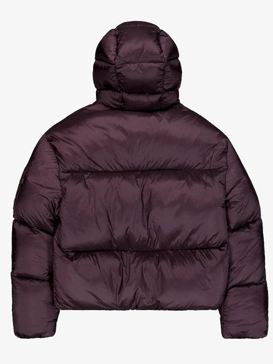 Winter Jacket Puffer Purple