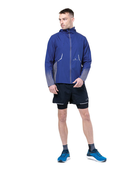 Jacket Waterproof and Windproof Ocean/Reflect Blue