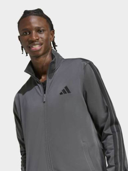 Tracksuit Glossy with Elastic Grey