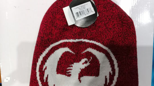 Beanie Unisex Beanie Knitted in Red color