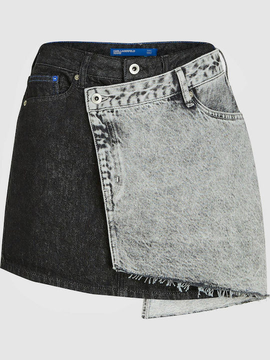 Mini Skirt Washed Black