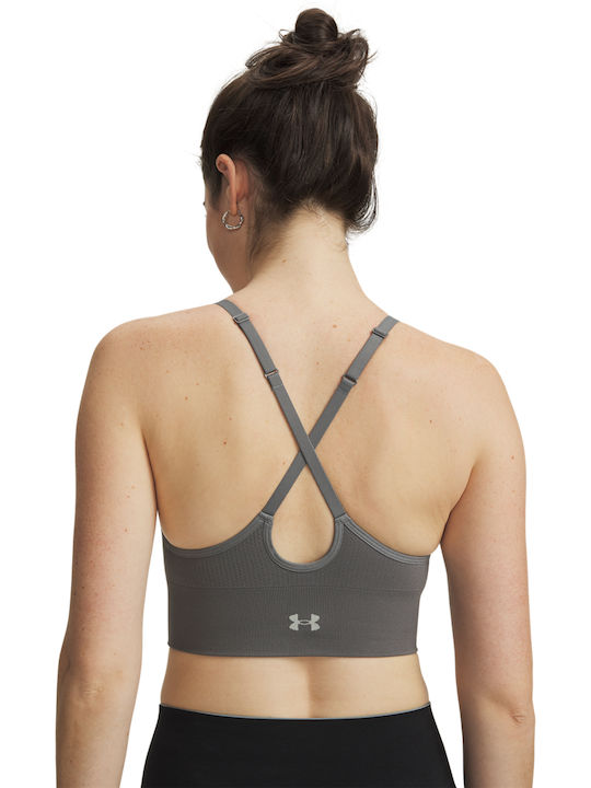 Under Armour Women's Bra without Padding Gray Under Armour Women's Bra without Padding Gray
