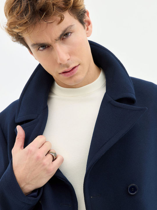 Men's Coat Navy Blue