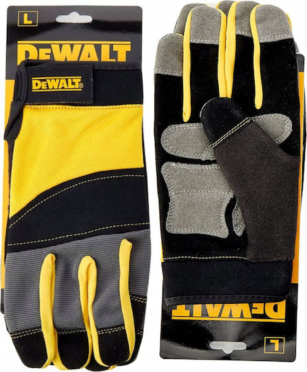 Dewalt Performance Γάντια Εργασίας Μαύρα PVC/Πολυεστέρα