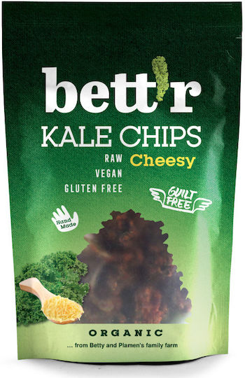 Raw Eco Kale Chips Käse Geschmack 30g