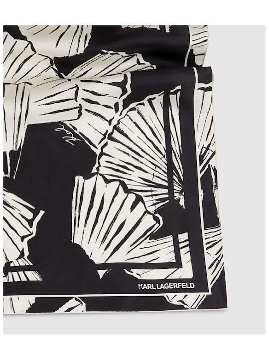 Karl Lagerfeld Women's Silk Multicolour Shawl