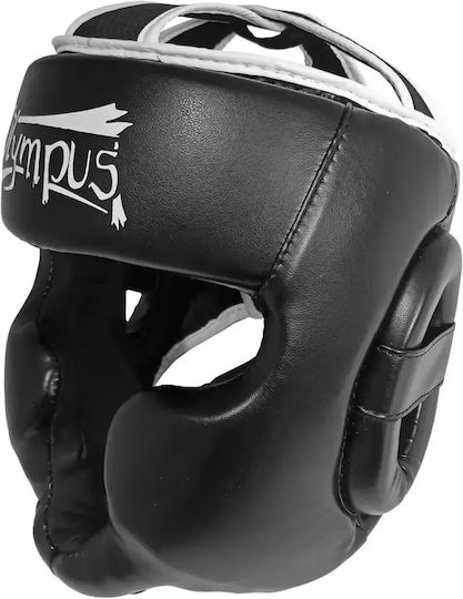 Olympus Sport Căști de box Adulți Față întreagă din piele sintetică Alb