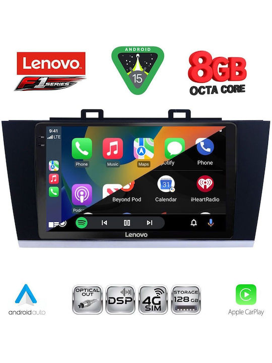 Lenovo Car Audio System for Subaru Legacy / Outback 2014-2019 (Bluetooth/USB/WiFi/GPS/Apple-Carplay/Android-Auto) with Touch Screen 9"