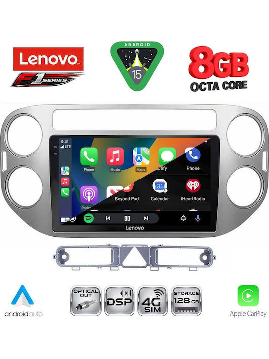 Lenovo Car Audio System for Volkswagen Tiguan 2004-2011 (Bluetooth/USB/WiFi/GPS/Apple-Carplay/Android-Auto) with Touch Screen 9"