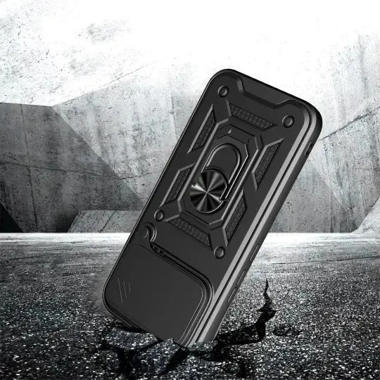 Tech-Protect Camshield Back Cover Plastic / Silicone Black (Poco F8 Ultra)