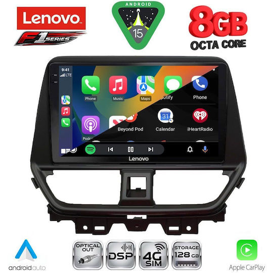 Lenovo Car Audio System for Suzuki Baleno 2022 (Bluetooth/USB/WiFi/GPS/Apple-Carplay/Android-Auto) with Touch Screen 9"