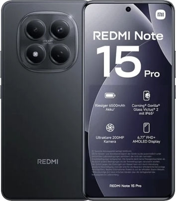 Xiaomi Redmi Note 15 Pro 4G Dual SIM (8/256GB) Μαύρο