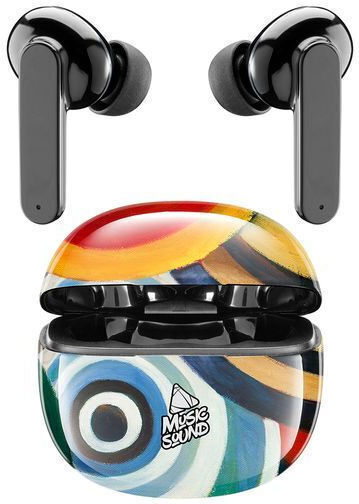Cellular Line Music Sound In-ear Bluetooth Handsfree Ακουστικά με Θήκη Φόρτισης Πολύχρωμα
