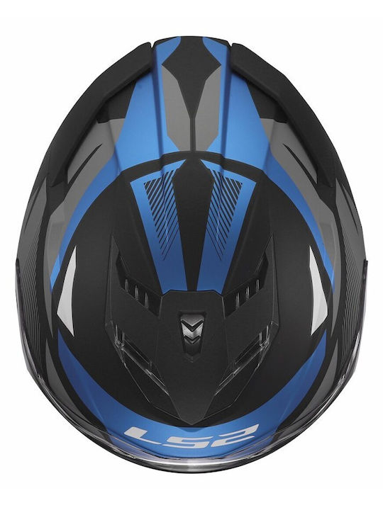 LS2 FF818 Storm III Komai Black/Blue Мотоциклетна каска Full Face ECE 22.06 1600гр с Sunvisor