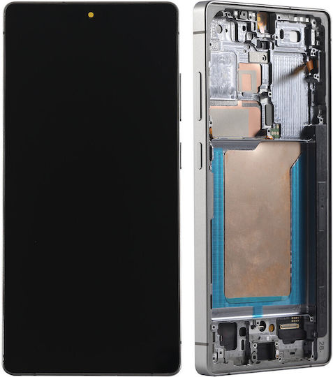 Samsung Screen with Touch Mechanism and Frame for Samsung Galaxy S25 Ultra 5G S938 (Silver)