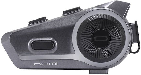 Ohmi D9 Single Intercom for Motorcycle Helmet with Bluetooth