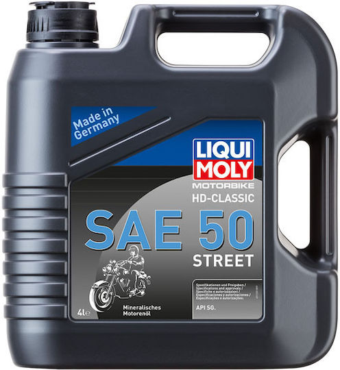 Liqui Moly Motorbike HD Classic Motorcycle Oil for Four-Stroke Engines 50W 4lt
